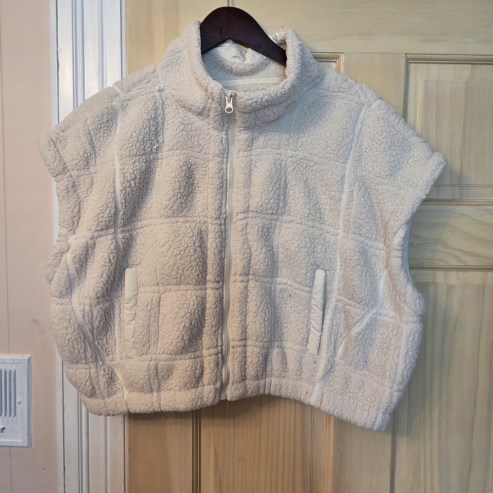Thread & Supply Cream Sherpa Vest